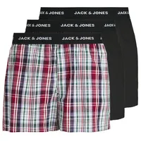 Jack & Jones Boxershorts JACCHRISTIAN (3-St) grün|rot|schwarz M