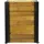 Dobar Hochbeet 60 x 40 x 80 cm Schwarz