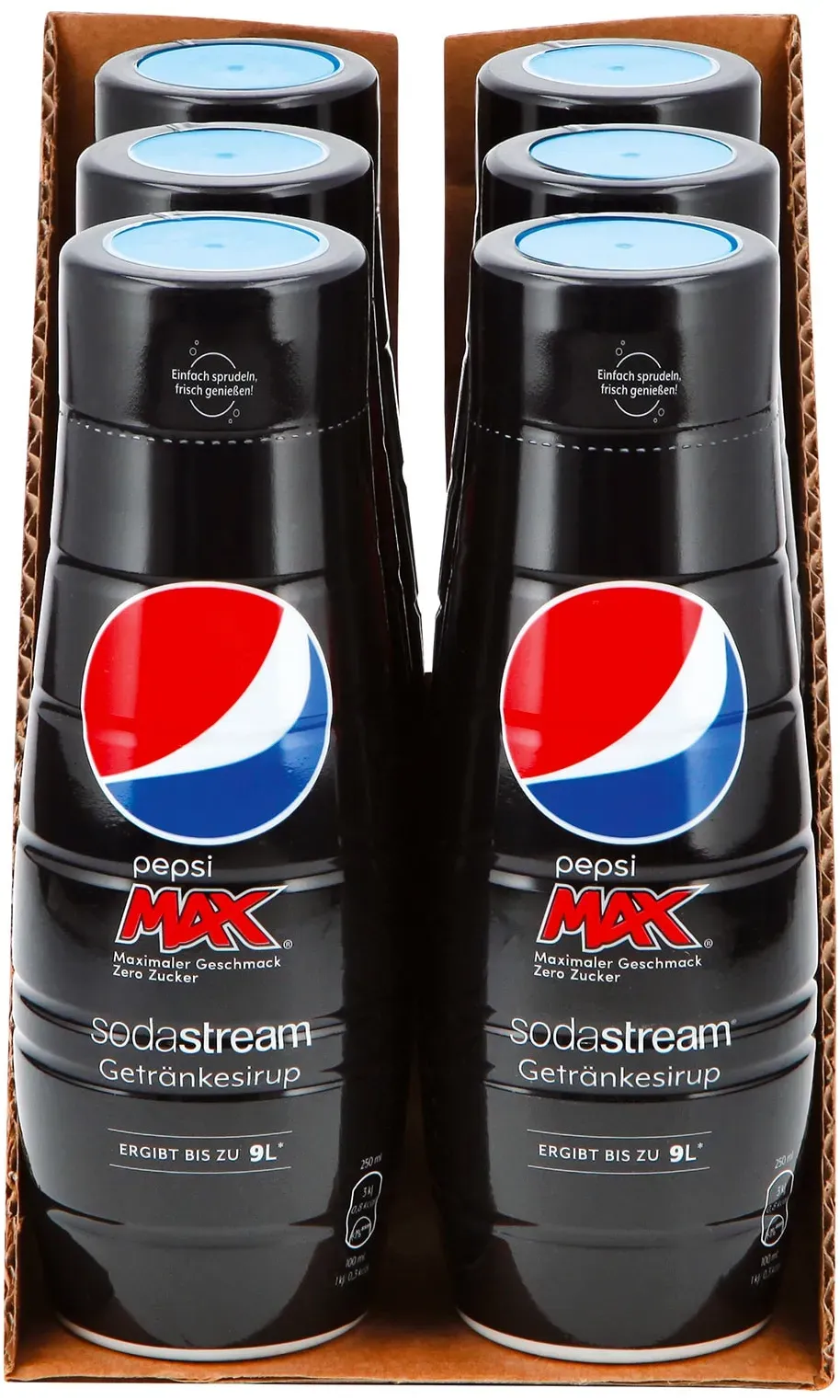 Sodastream Sirup Pepsi Max 0,44 Liter, 6er Pack