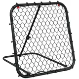 vidaXL Fußballtor Schwarz 84 x 80 cm