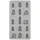 Rayher Silikon Gießform Mini-Häuser 14,5 x 26 x 1,5 cm 15 Formen