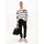 Tommy Hilfiger Tommy Jeans Sweathose TJM SLIM RWB DNA GRAPHIC PANT mit elastischem Bund, großer Logoprint schwarz M