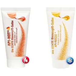 Die ECHTE Bienengift-Salbe API-HOT® + API-REGENT® (2x50ml) + Gratis Probe 2x50 ml