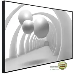papermoon Infrarotheizung »EcoHeat - Abstrakt 3D Effekt«, Matt-Effekt - bunt