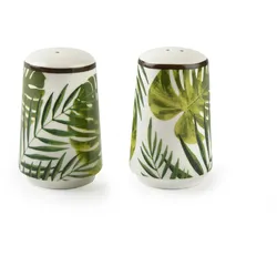 Excelsa Salz Und Pfefferstreuer Foliage Keramik 5X85 Cm Bunt