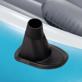 Intex Schlauchboot Excursion 4 Blau inkl. Pumpe und Alu-Paddel
