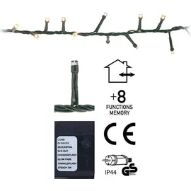 ECD Germany LED-Lichterkette Cluster 20 m Grün