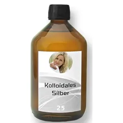 Kolloidales Silberwasser, 25 ppm, 500ml