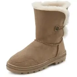 LASCANA Winterstiefel Damen camelfarben Gr.41