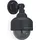Relaxdays 4 x Kamera Dummy Dome-Form schwarz Schwarz