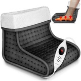 sinnlein Fußwärmer mit 6 Temperaturstufen & Timer | Fußheizung elektrisch | Überhitzungsschutz & Abschaltautomatik
