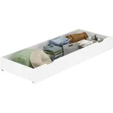 Erst-Holz Bettkasten für Schmale Betten 80x200 Kiefer Weiß 90.10-S5W