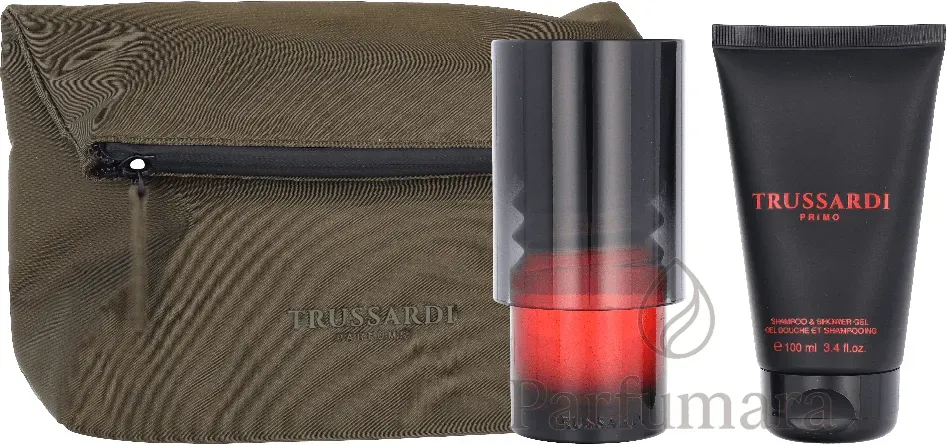 Trussardi Primo Geschenkset Eau de Parfum 100ml Box/Shampoo & Shower Gel 100ml/Beauty Bag 200 ml