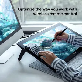 Huion Kamvas Pro 24 4K (23.80", 5080 lpi), Grafiktablett, Schwarz