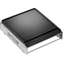 Napoleon Gusseisen Grillplatte Sizzle Zone klein, porzellanbeschichtet, langlebig, leicht zu reinigen, 26,9x22,9 cm