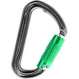 DMM Karabiner Shadow Locksafe Kletterausrüstung Grau/Grün