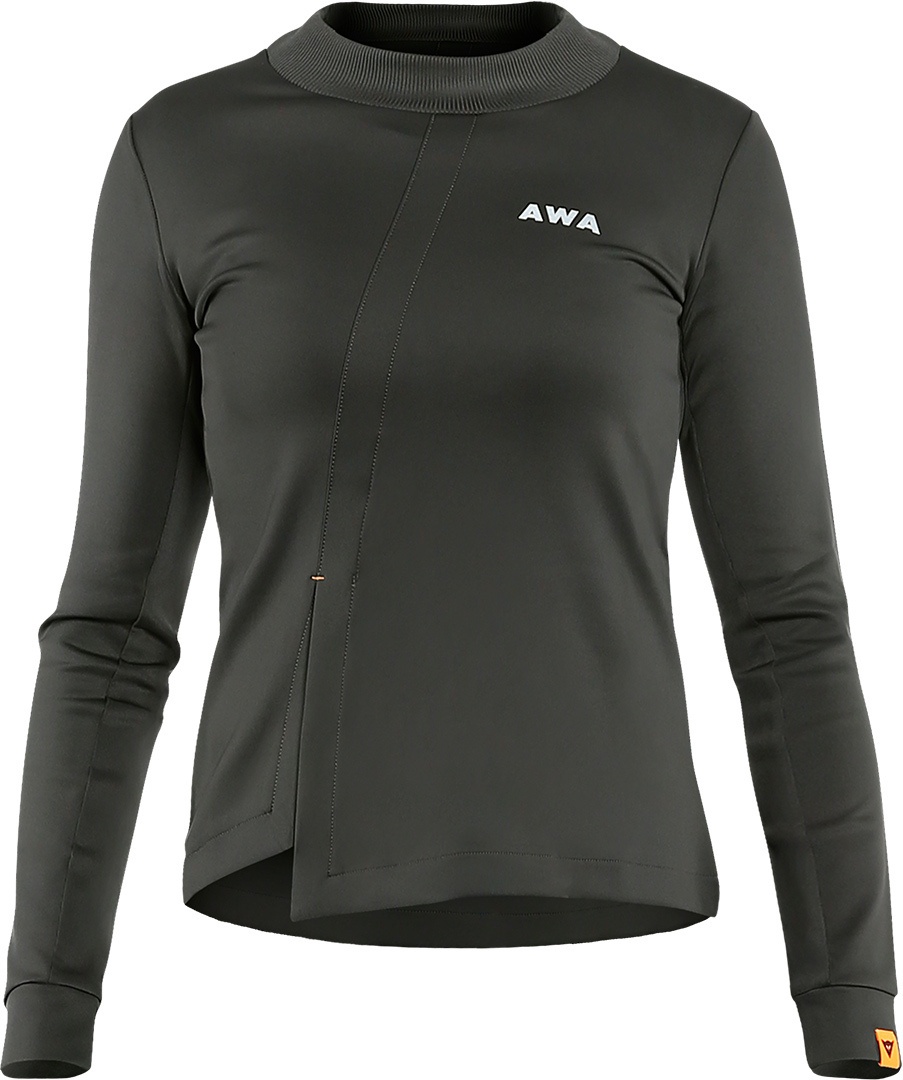 Dainese Awa Black Dames zachte fleece Jersey, zwart, XL Voorvrouw