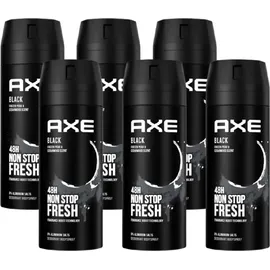 Axe Black Deodorant Bodyspray 6 x 150 ml