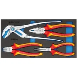 Gedore 1500 CT1-VDE 142 VDE-Zangen-Sortiment in Check-Tool-Modul