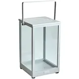 Brafab Windlicht Belfort Aluminium Hellgrau