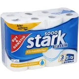 Gut & Günstig Küchenrollen »klassik« 3-lagig, 8 Rollen weiß, 26 cm