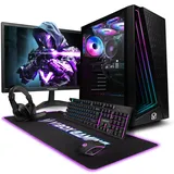 Vibox V-553 Gaming PC Set Komplett • Monitor 23 Zoll • AMD Ryzen 5 5500 6-Kern • AMD Radeon RX 9060 XT 16GB • 16GB RAM • 1TB SSD • Windows 11 • WLAN 6 + Bluetooth 5.4