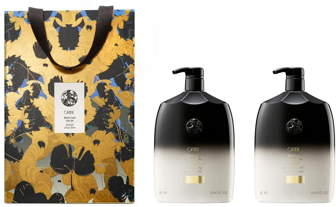 Oribe Gold Lust Duo Liter Value Set