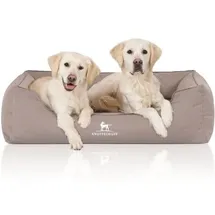 Knuffelwuff Hundebett Leon XXL 120 x 85 cm beige/grau
