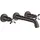 Hansgrohe Montreux 3-Loch Waschtischarmatur Brushed Black Chrome