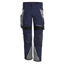 Bundhose "IRON" marine/grau, Gr. N64 - grau - N64