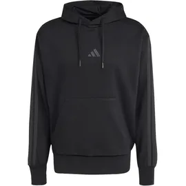 adidas Essentials 3-STREIFEN Hoodie Herren, KE7272 - black/carbon L