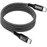 Smrter USB-C auf USB-C 1,0 m Anthrazit