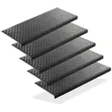 BigDean Stufenmatte 75 x 25 cm Schwarz