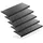 BigDean Stufenmatte 75 x 25 cm Schwarz