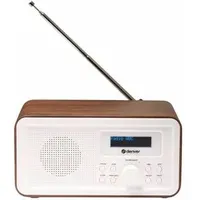 Denver DAB-30DW Dark Wood Tischradio DAB+, UKW Weckfunktion Holz-Braun