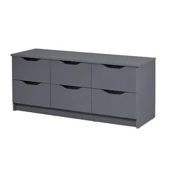 Sideboard , grau , Maße (cm): B: 122 H: 61