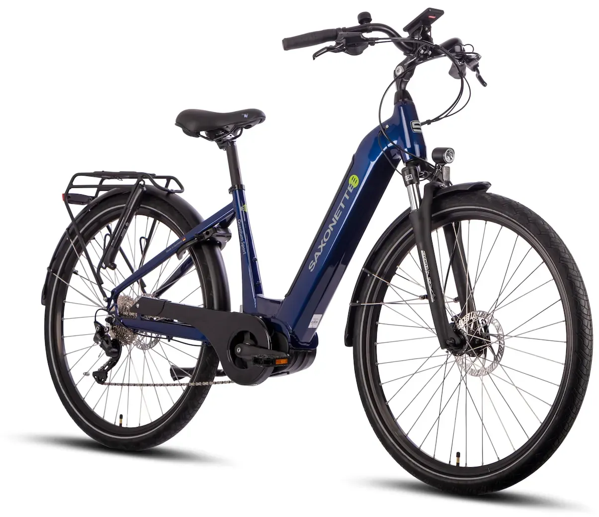 Quantum Sport Wave 10 Gang Bafang Mittelmotor Nightblue