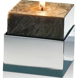 Brick Kerzenständer Chrom