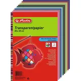 Herlitz Bastelkartonpapier Transparentpapier 20x30 cm VE=10 Blatt