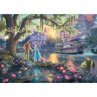 Schmidt Spiele Schmidt 57527 - Thomas Kinkade, Disney, Die Prinzessin und der Frosch (Froschkönig), Puzzle, 1000 Teile