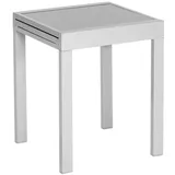 Merxx Balkonausziehtisch 65 x 65 x 75 cm Silber/Grau
