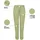 G.I.G.A. DX GS 96 WMN PNTS GOTS Jogginghose grün 44