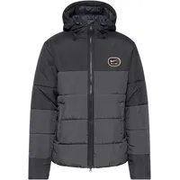 Nike NSW Air Steppjacke Herren in black-anthracite-metallic gold, Größe L - schwarz