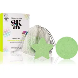 Revolution Skincare Rinse & Rise Reinigungsschwamm für das Gesicht 10 St.