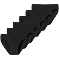 SCHIESSER Slip UNCOVER 6er Pack Schwarz 3XL