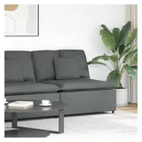 vidaXL Modulares Sofa Mittelmodul mit Kissen Dunkelgrau 100 cm