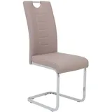Hela Schwingstuhl Ruby Kunstleder Grau 4er Set
