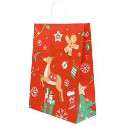 Papier Tragetaschen "Winterzauber" 32x12x41 cm