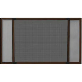 vidaXL Ausziehbarer Insektenschutz für Fenster 143 x 50 cm Braun