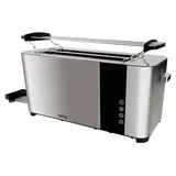xartis Premium Doppel-Langschlitztoaster Silber